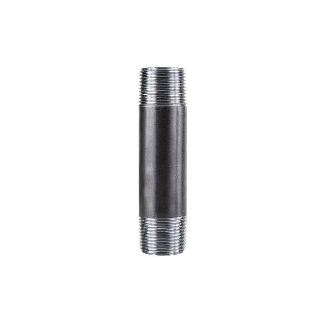 STZ 3/4 In. x 4 In. Steel Black Iron Nipple
