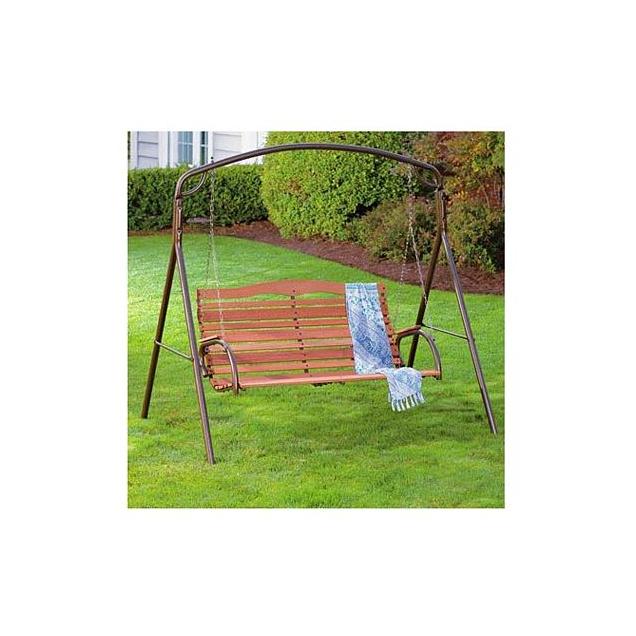 Country Garden 4 Ft. Hardwood Swing Seat with Chains - photo 2 Country Garden 4 Ft. Hardwood Swing Seat with Chains - photo 2