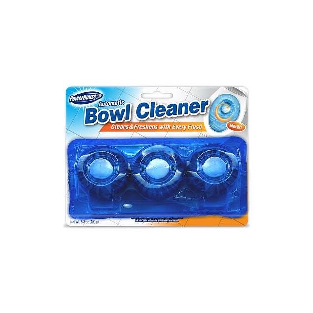 PowerHouse Fresh Bowl Automatic Toilet Bowl Cleaner Tablets (3-Ct.) PowerHouse Fresh Bowl Automatic Toilet Bowl Cleaner Tablets (3-Ct.)