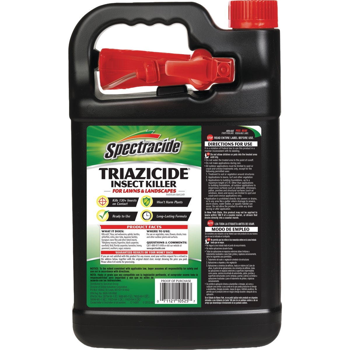 Spectracide Triazicide 1 Gal. Trigger Spray Insect Killer for Lawns & Landscapes - photo 3 Spectracide Triazicide 1 Gal. Trigger Spray Insect Killer for Lawns & Landscapes - photo 3