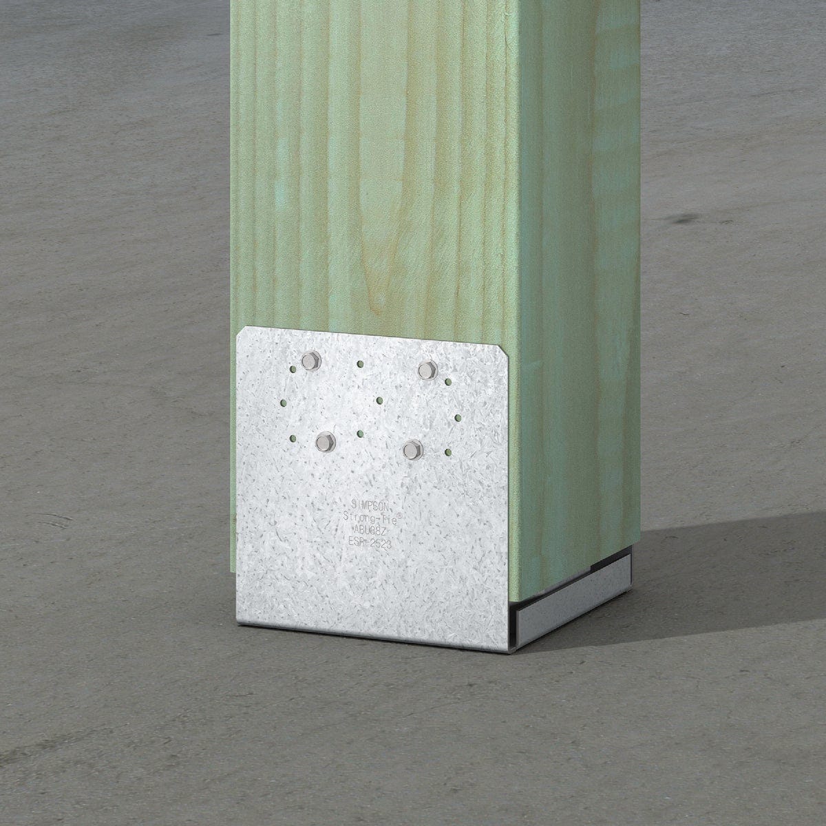 Simspon Strong-Tie ZMAX Galvanized Adjustable Standoff Post Base for 8x8 - photo 2