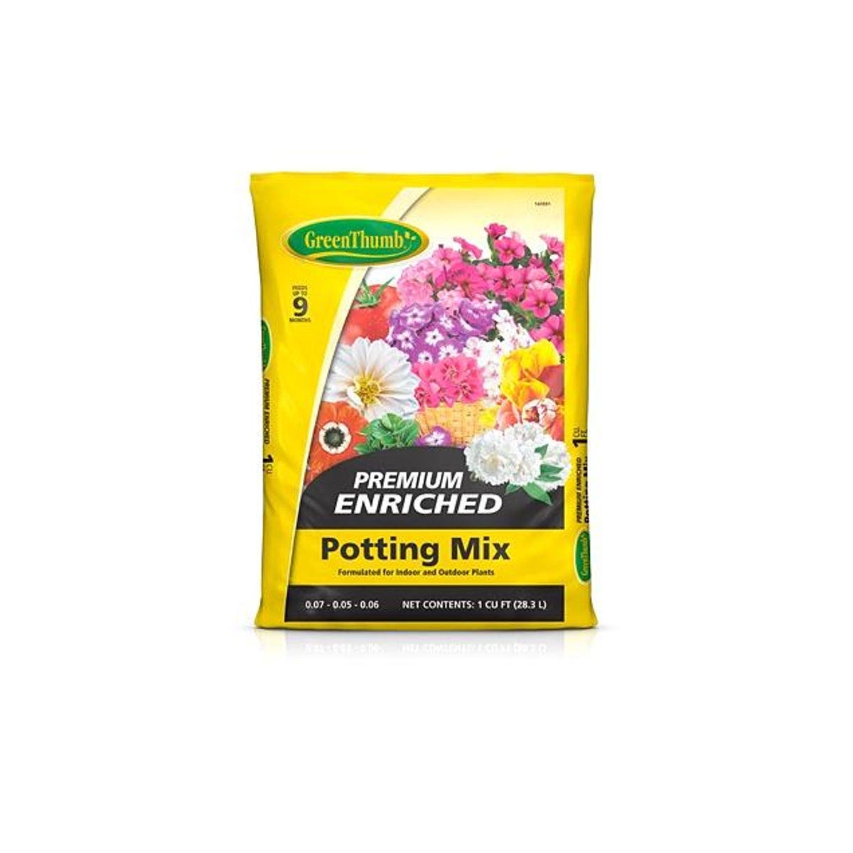 Premium Potting Soil, 1-Cu. Ft.