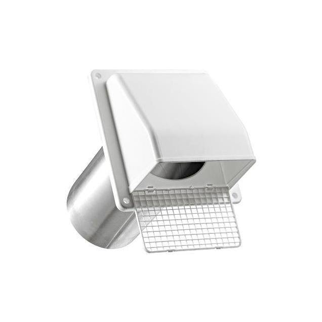 Lambro 6 In. White Plastic Fresh Air Intake Vent - photo 2