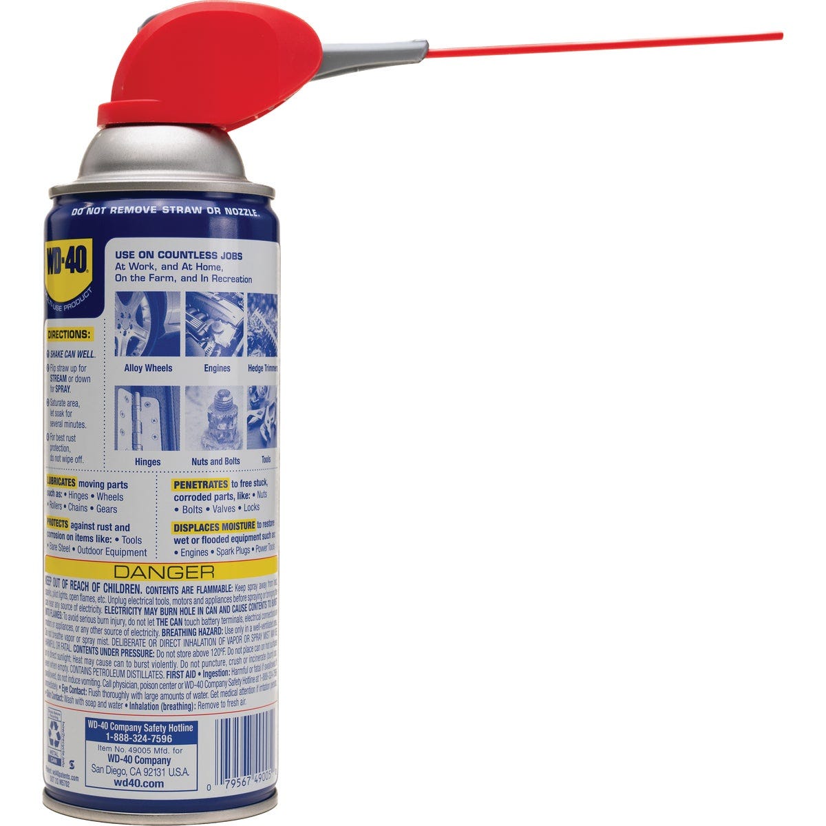 WD-40 12 Oz. Aerosol Multi-Purpose Lubricant with Smart Straw - photo 4