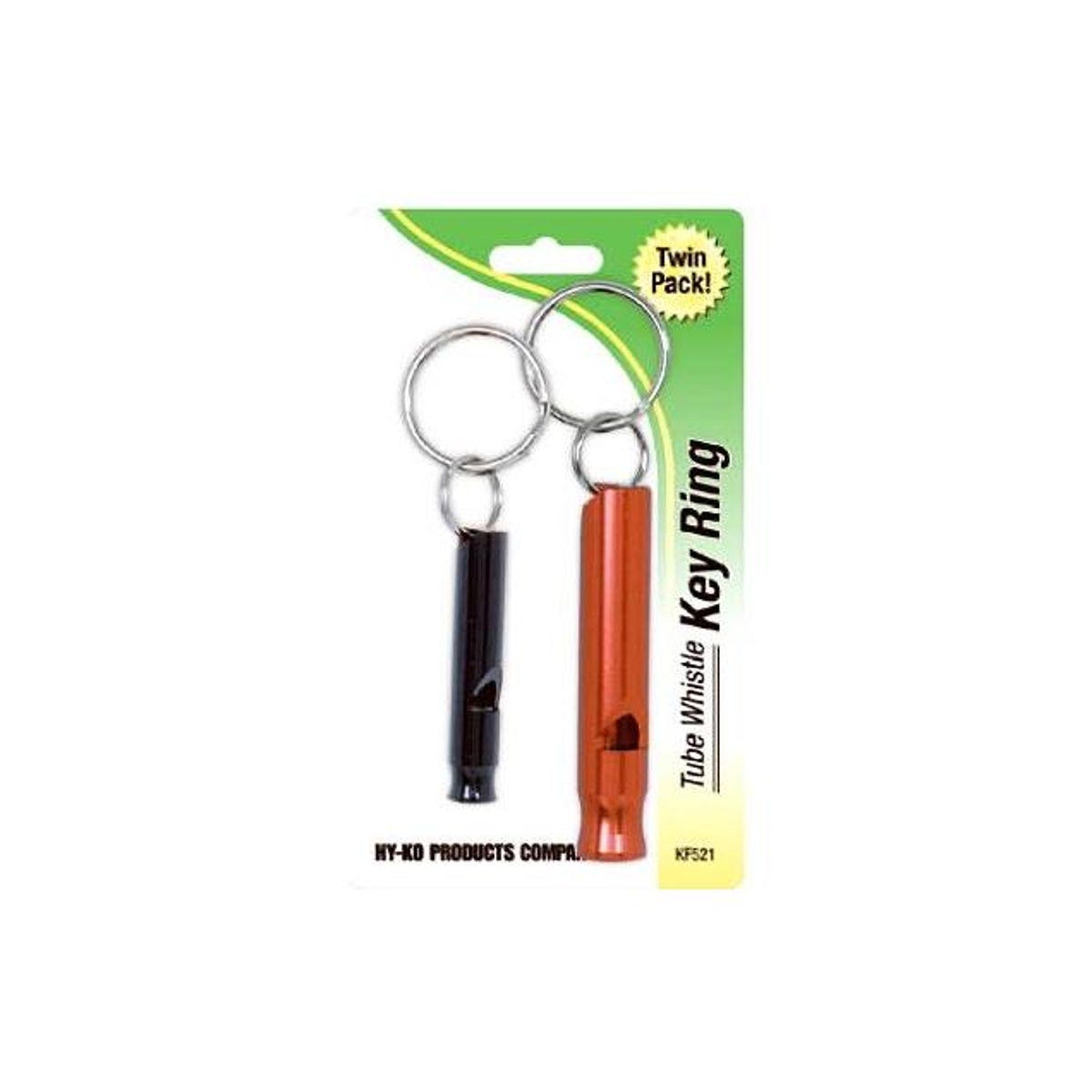Hy-Ko Assorted Tube Whistle Key Ring (2-Pack) | True Value Hardware
