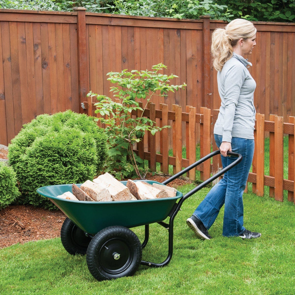 Green Thumb 5 Cu. Ft. Poly Wheelbarrow - photo 6 Green Thumb 5 Cu. Ft. Poly Wheelbarrow - photo 6