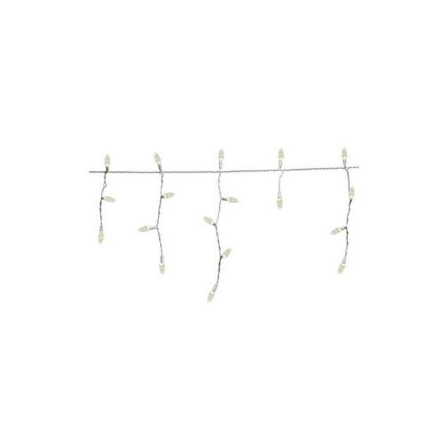 Holiday Wonderland LED Icicle Lights, Warm White, 105-Ct.