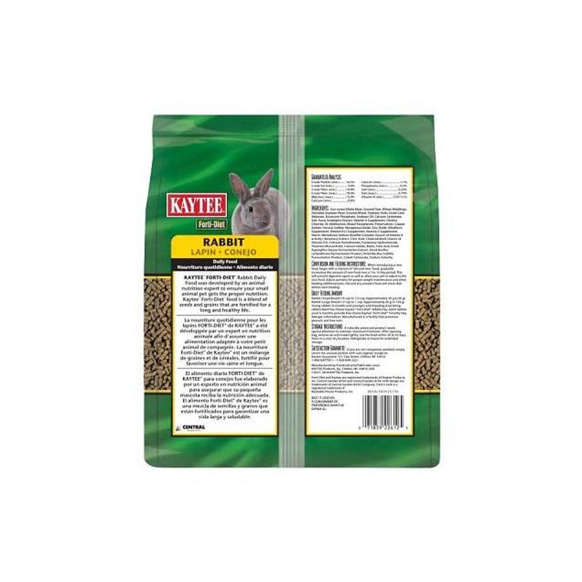 Kaytee 5 Lb. Forti Diet Rabbit Food - photo 2