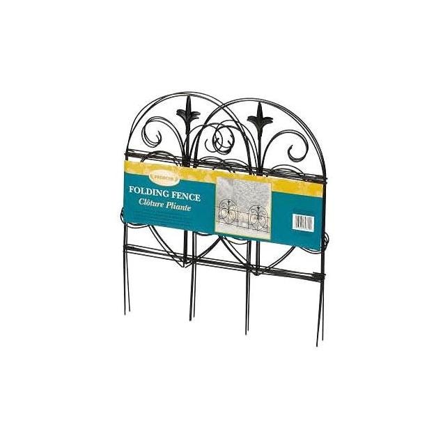 Panacea Products 18 In. x 8 Ft. Black Romantic-Style Garden Fence - photo 2 Panacea Products 18 In. x 8 Ft. Black Romantic-Style Garden Fence - photo 2