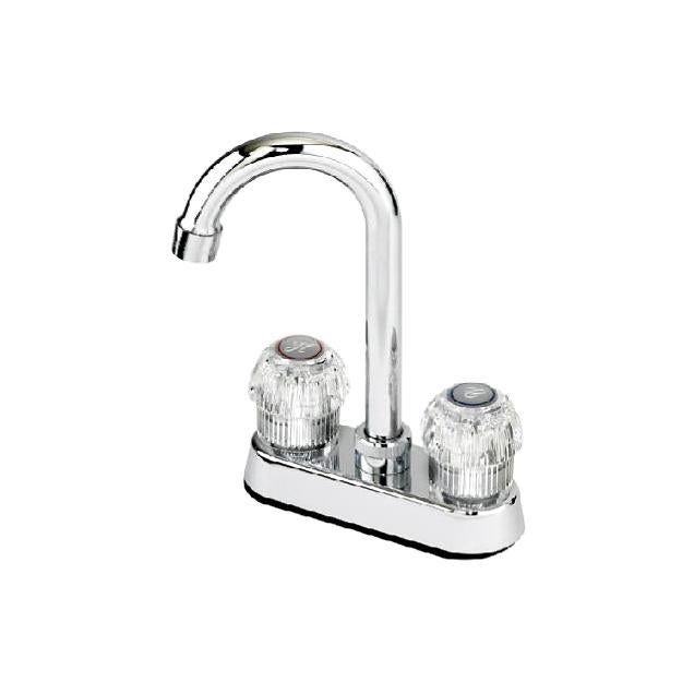 HomePointe 2-Handle Acrylic Chrome Bar Faucet HomePointe 2-Handle Acrylic Chrome Bar Faucet