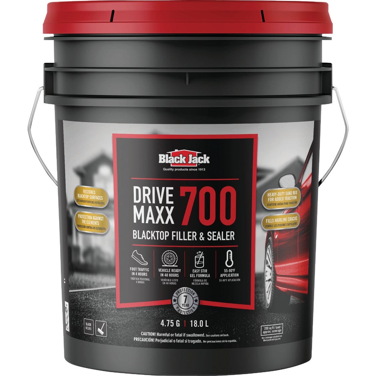 Black Jack Drive-Maxx 700 5 Gal. 7 Yr. Fast Dry Filler and Sealer Black Jack Drive-Maxx 700 5 Gal. 7 Yr. Fast Dry Filler and Sealer