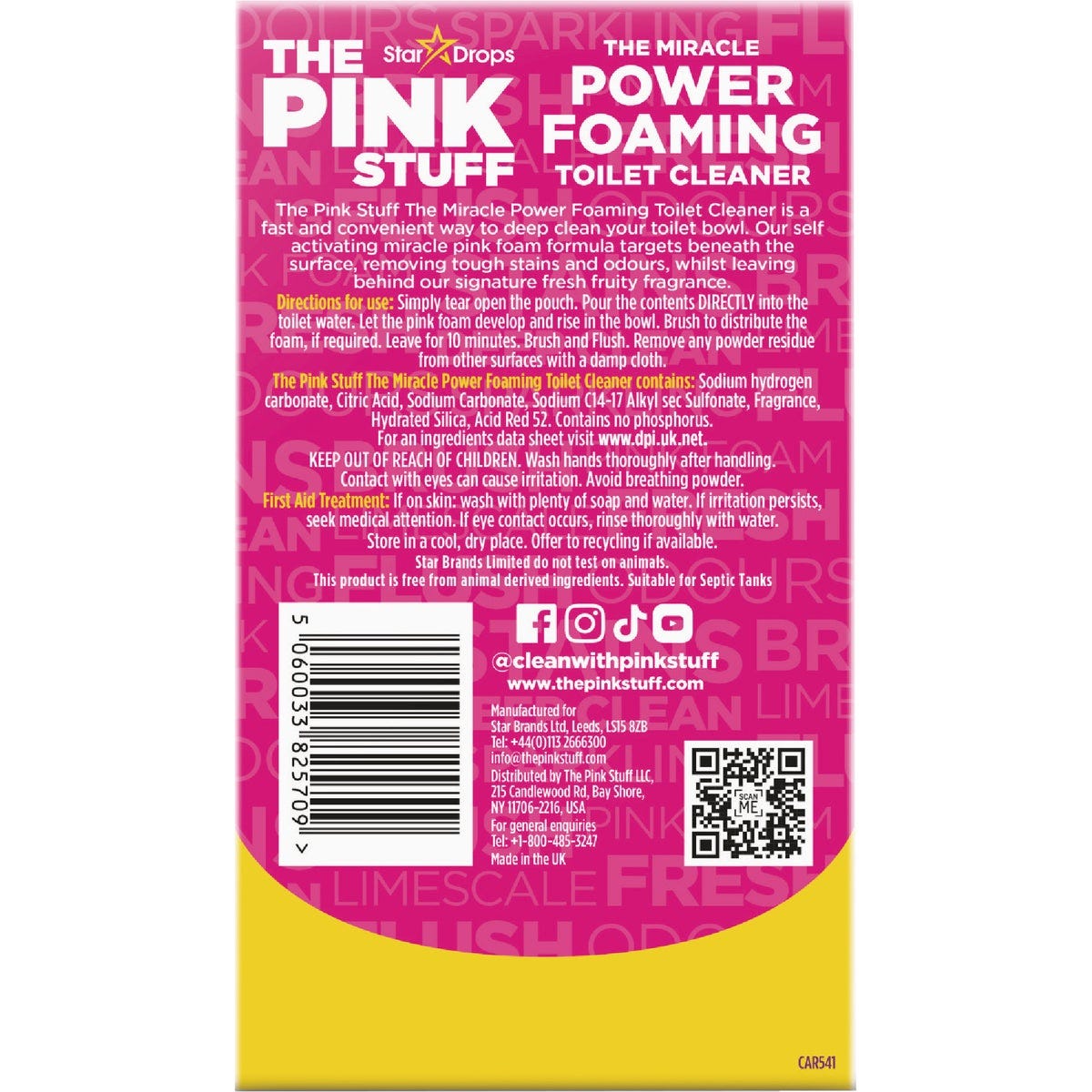 The Pink Stuff Miracle Power Foaming Toilet Cleaner (2-Pk.) - photo 3