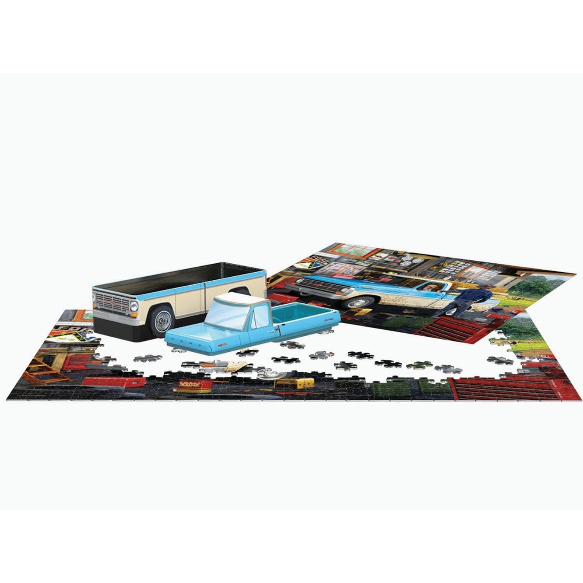 Eurographics Ford Pickup Truck Shaped Puzzle Tin (550-Piece)