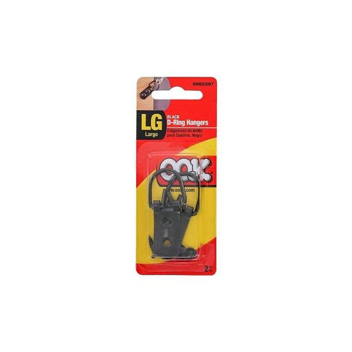 OOK Large Black D-Ring Picture Hanger (2-Pack) - photo 2 OOK Large Black D-Ring Picture Hanger (2-Pack) - photo 2