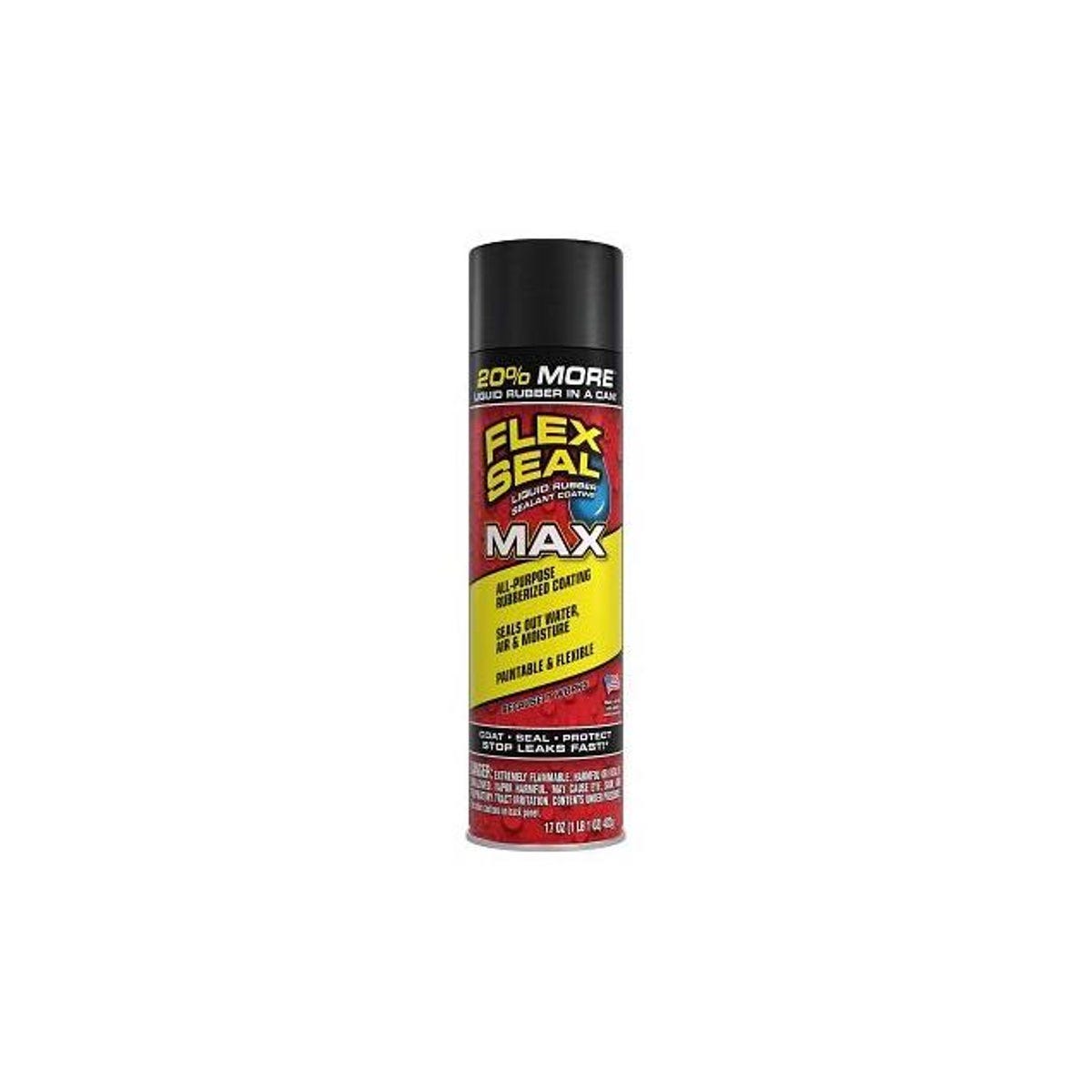 FLEX SEAL MAX 17 Oz. Black Rubber Sealant