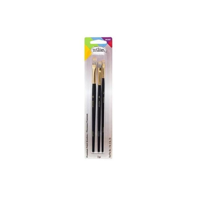 Testors 3-Pack Blue Craft & Hobby Paint Brush Kit Testors 3-Pack Blue Craft & Hobby Paint Brush Kit