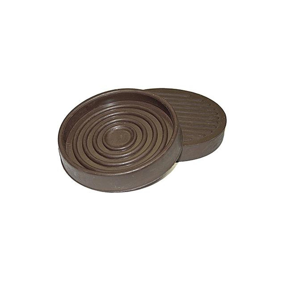 TruGuard 3 In. Dia. Non-Skid Brown Rubber Furniture Cup (2-Pack) TruGuard 3 In. Dia. Non-Skid Brown Rubber Furniture Cup (2-Pack)