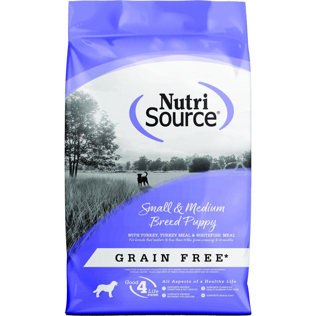 NutriSource 4 Lb. Small & Medium Breed Grain Free Puppy Food | True ...