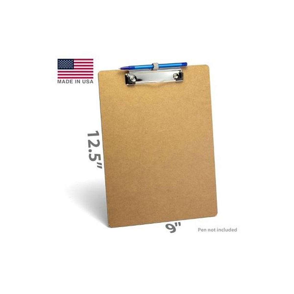 Officemate 12.5 x 9.5 In. Wood Clipboard