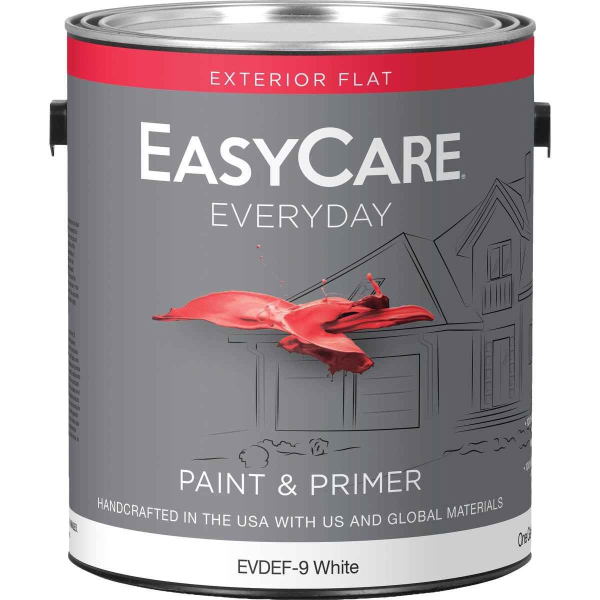 EasyCare Everyday Flat Exterior Paint, White, 5 Gal. - photo 2 EasyCare Everyday Flat Exterior Paint, White, 5 Gal. - photo 2