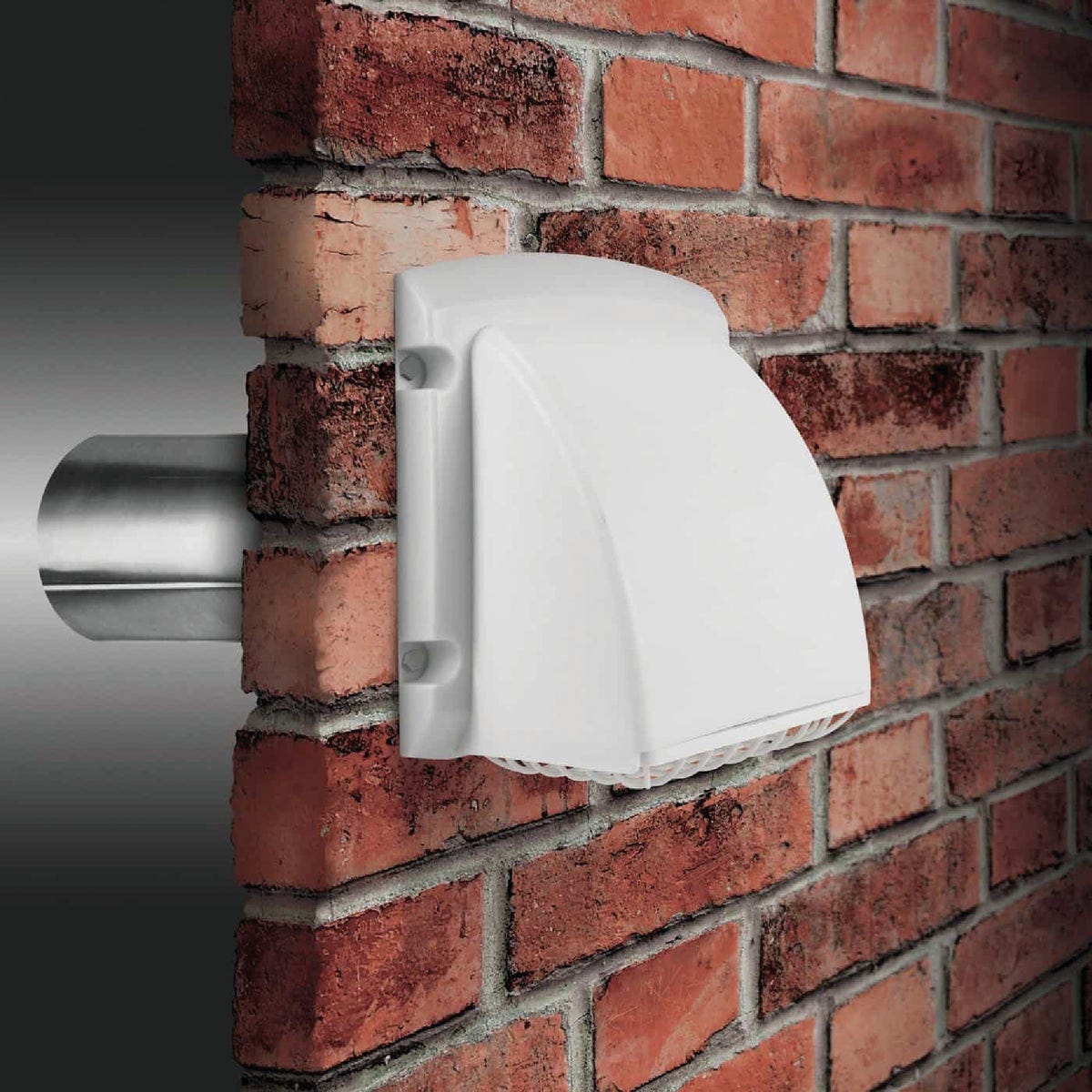 Dundas Jafine ProMax 4 In. White Plastic Dryer Vent Hood - photo 4