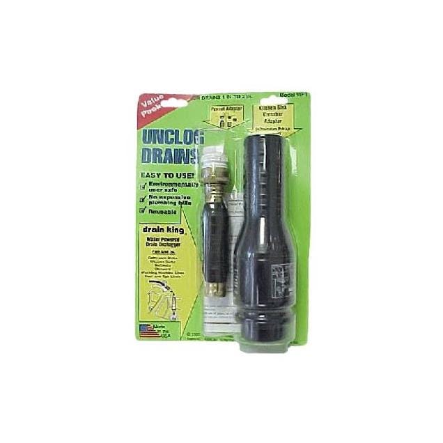 Drain King 1 In. to 2 In. Water-Powered Drain Opener