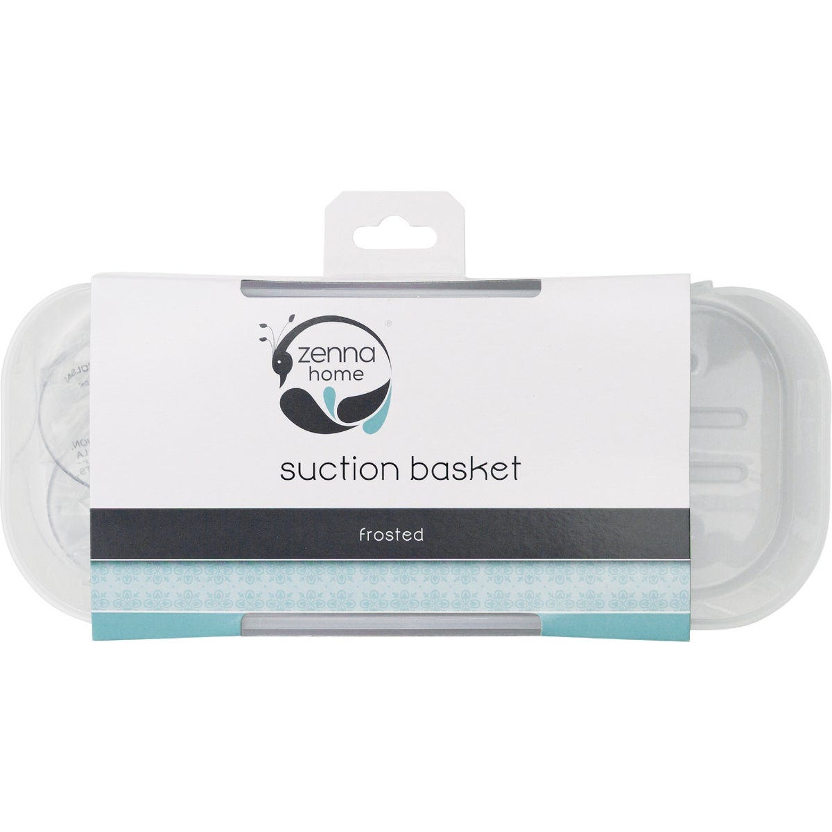 Zenna Home Frosted Suction Shower Storage Basket - photo 2