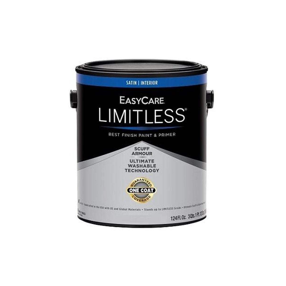 EasyCare Limitless 1 Gal. White Satin Acrylic Latex Interior Paint & Primer
