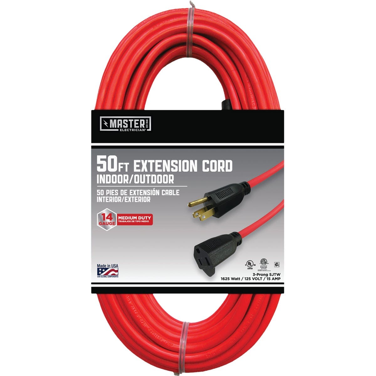 Master Electrician 50 Ft. 14/3 Heavy-Duty Outdoor Extension Cord