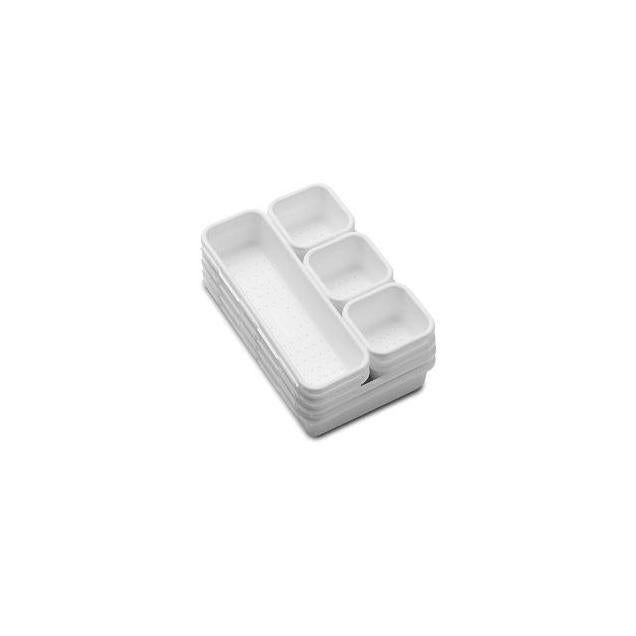 Madesmart White Interlocking Bin Pack Organizer (8-Piece)