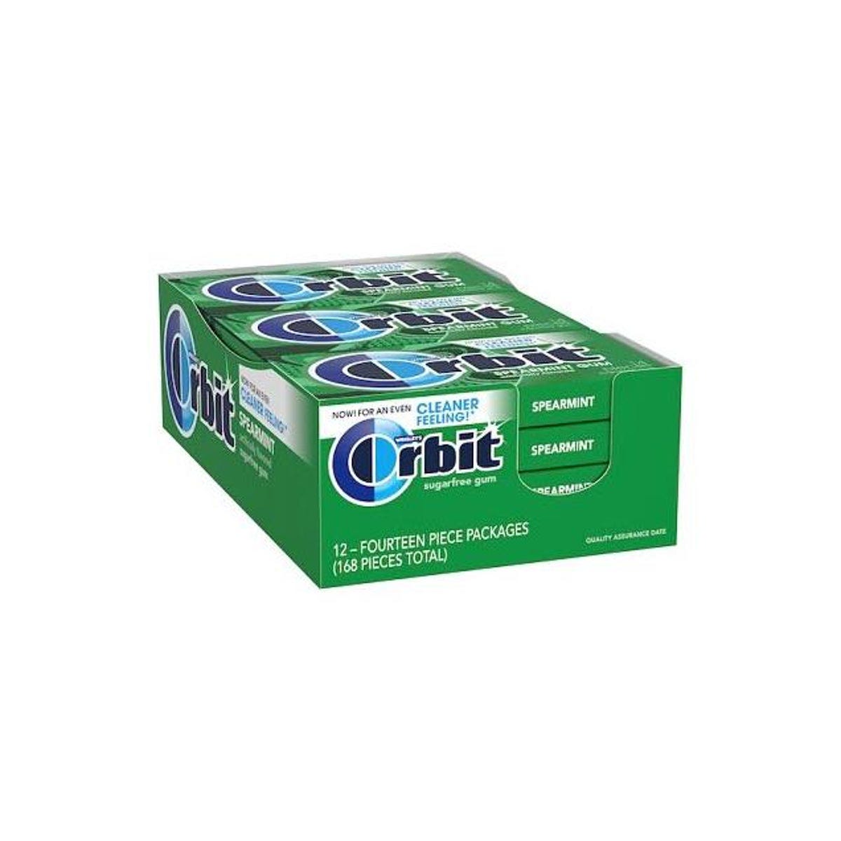 Mars Orbit Spearmint Gum (14-Piece)