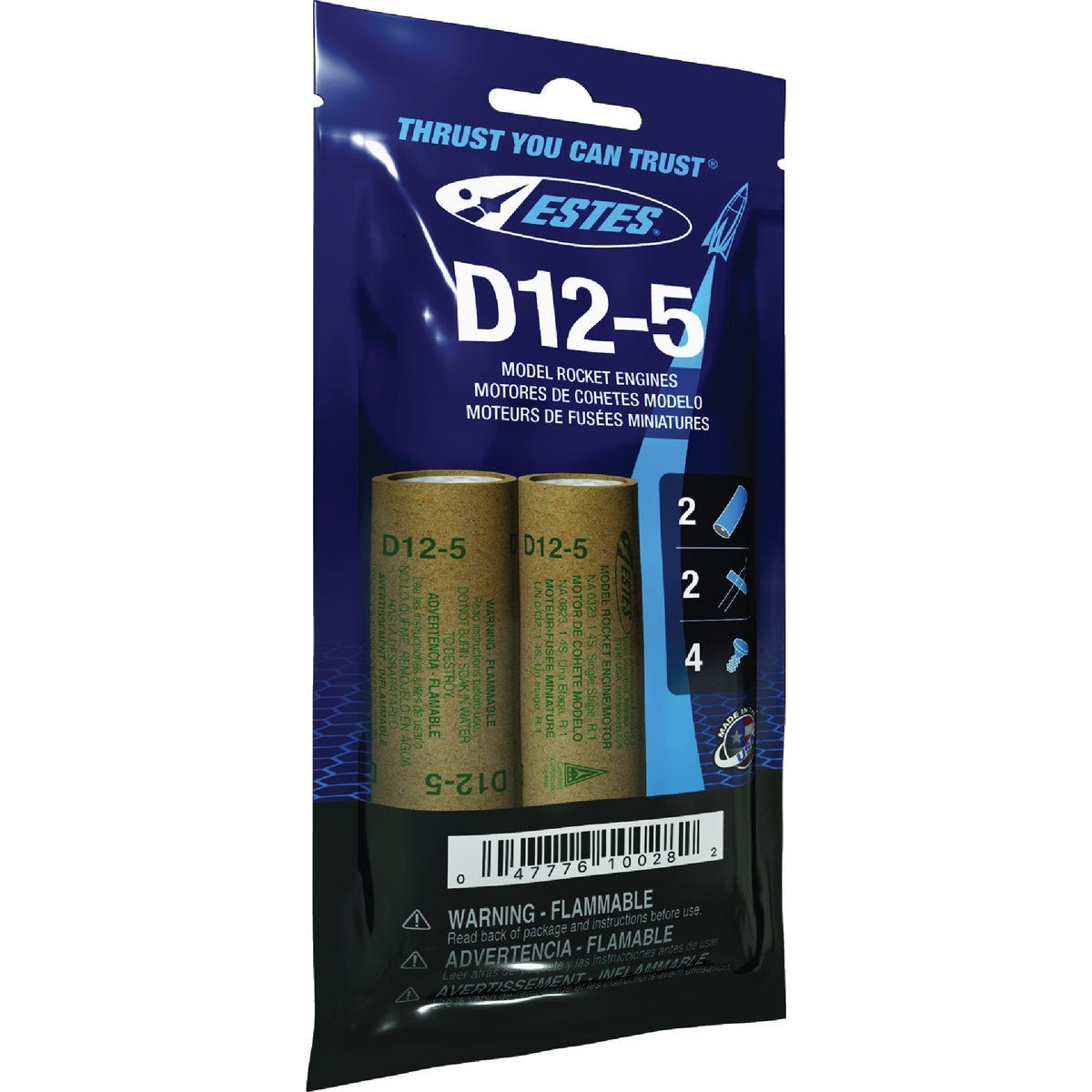 Estes D12-5 Model Rocket Engines