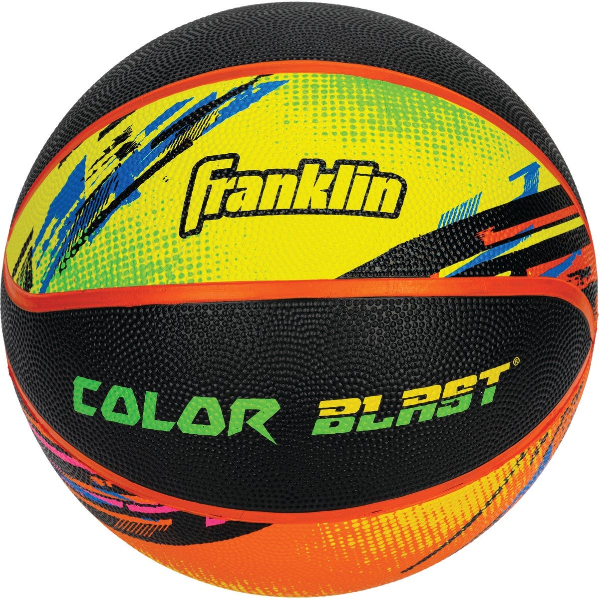 Franklin Indoor/Outdoor Color Blast Series Basketball, Official Intermediate Size Franklin Indoor/Outdoor Color Blast Series Basketball, Official Intermediate Size