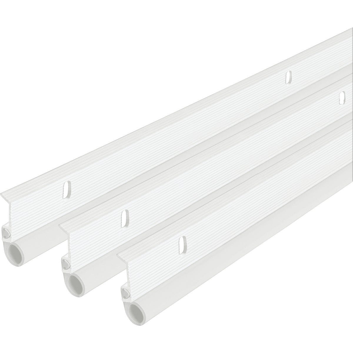 M-D Building Products 36 In. x 84 In. White Flat-design Aluminum and Vinyl Commercial Screw-on Top and Sides Door Seal Kit
