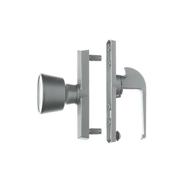 Wright Products Universal Aluminum Tulip Knob Door Latch, Out Swinging