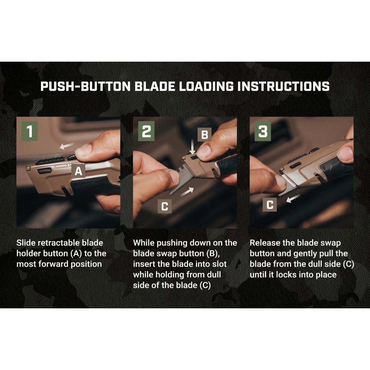 Spec Ops Retractable-Blade Utility Knife with (5) Blades - photo 10