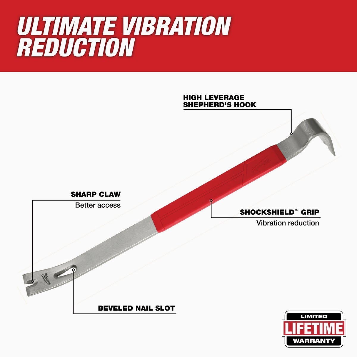 Milwaukee 21 In. L Pry Bar - photo 4