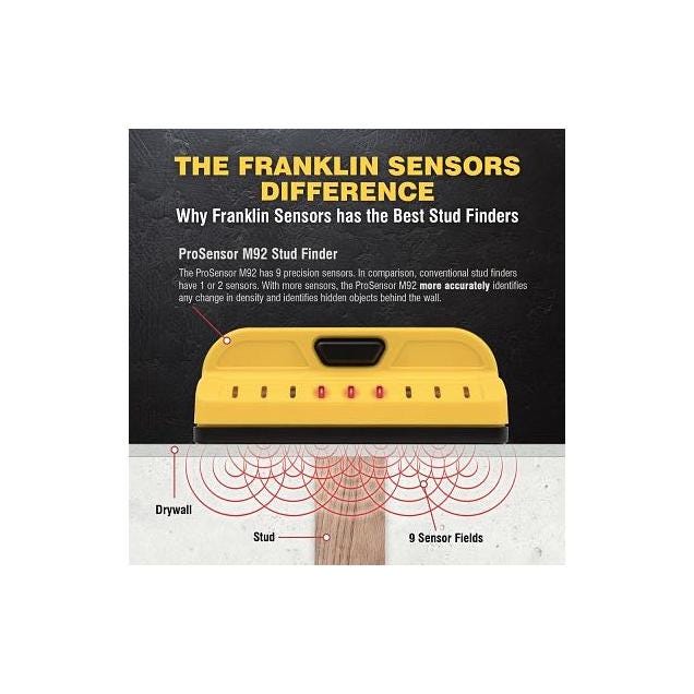Franklin Sensors ProSensor M92 Stud Finder - photo 2 Franklin Sensors ProSensor M92 Stud Finder - photo 2