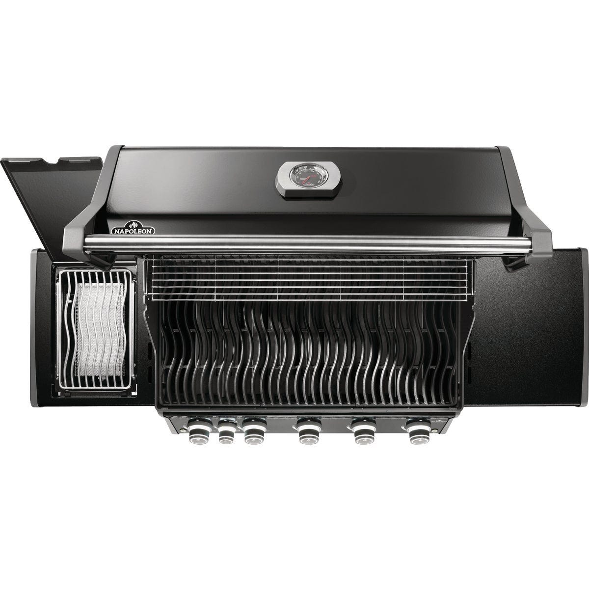 Napoleon Rogue Pro 625 5-Burner Natural Gas Grill with Infrared Side Burner, Black - photo 3