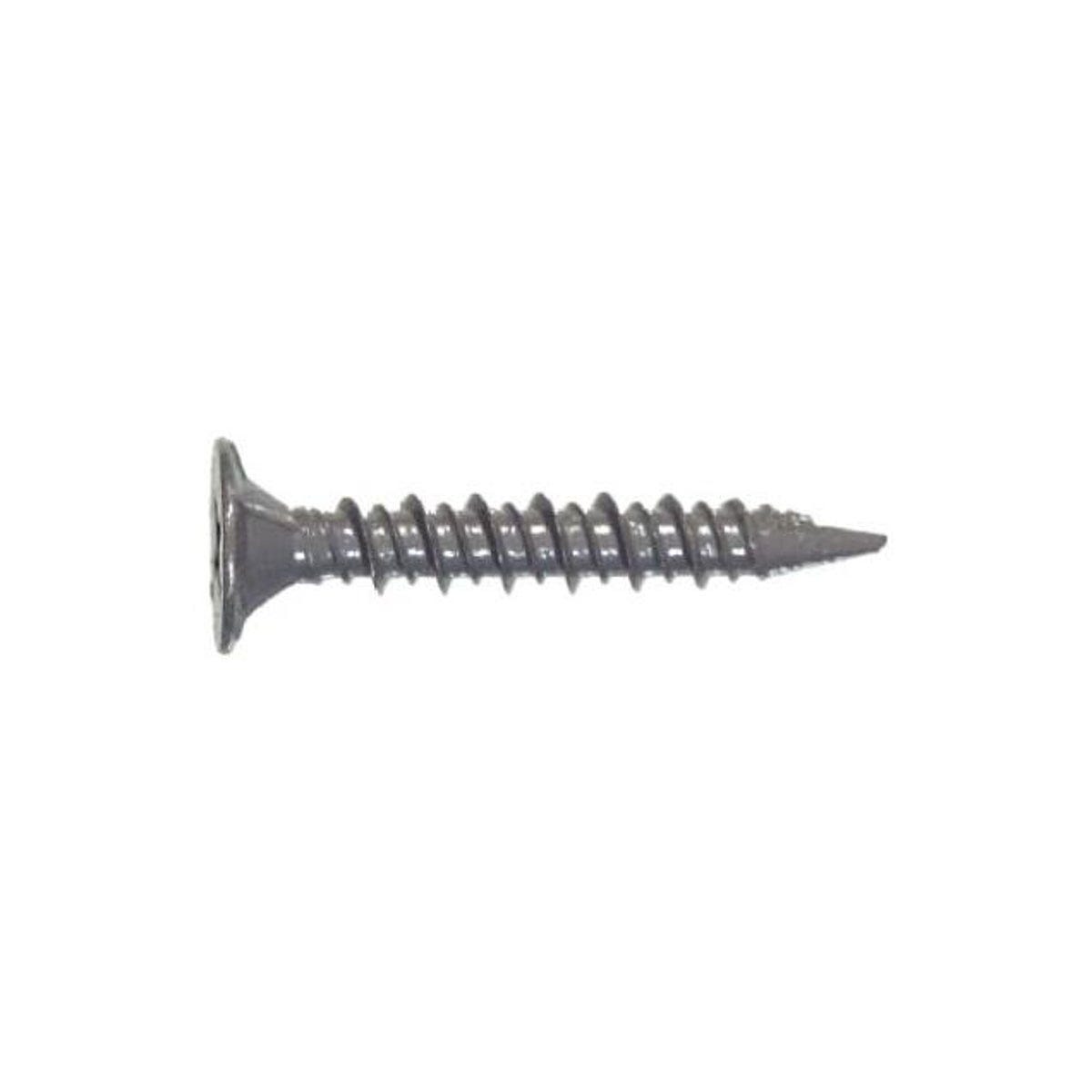 Hillman #8 x 1.25 In. 75-Pack Gray Ceramic Fas-n-Tite Cement Board Screws Hillman #8 x 1.25 In. 75-Pack Gray Ceramic Fas-n-Tite Cement Board Screws