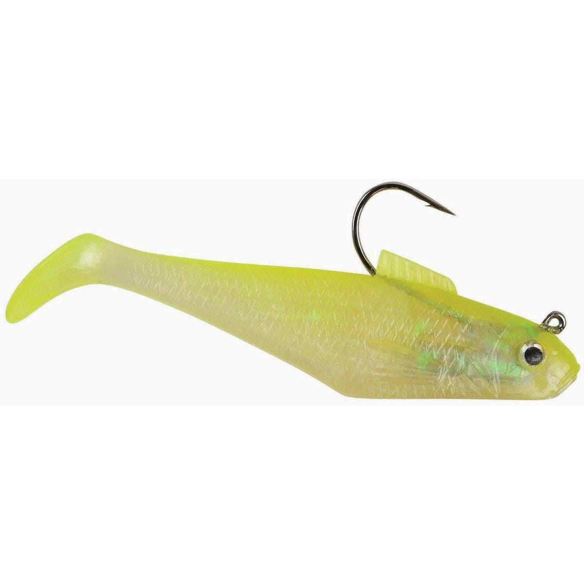Berkley PowerBait 2 In. Chartreuse Pre-Rigged Swim Shad Shiner (5-Pack)- Berkley PowerBait 2 In. Chartreuse Pre-Rigged Swim Shad Shiner (5-Pack)-