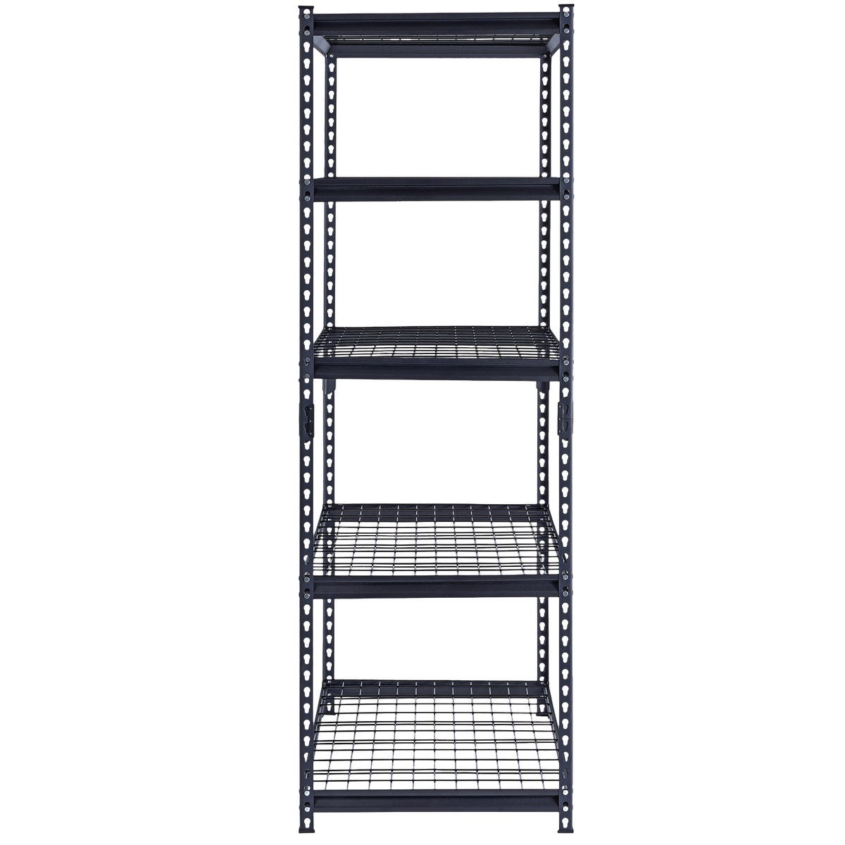 Muscle Rack 48 In. W x 24 In. D x 72 In. H 5-Tier Black Shelving Unit with Wire Shelf - photo 4