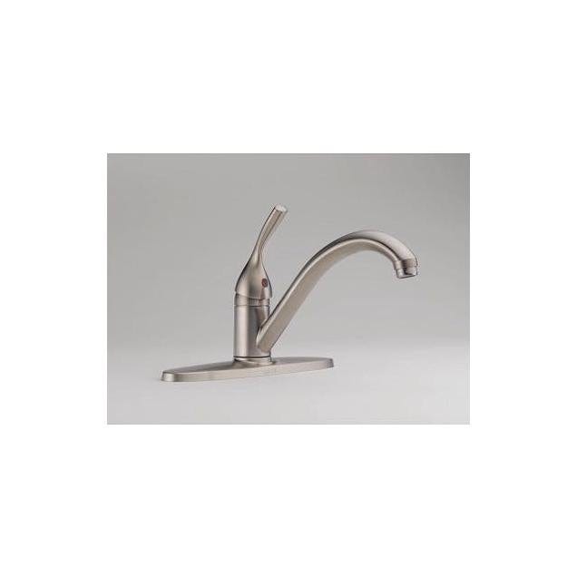 Delta Stainless Steel Classic Single-Handle Kitchen Faucet - photo 2 Delta Stainless Steel Classic Single-Handle Kitchen Faucet - photo 2