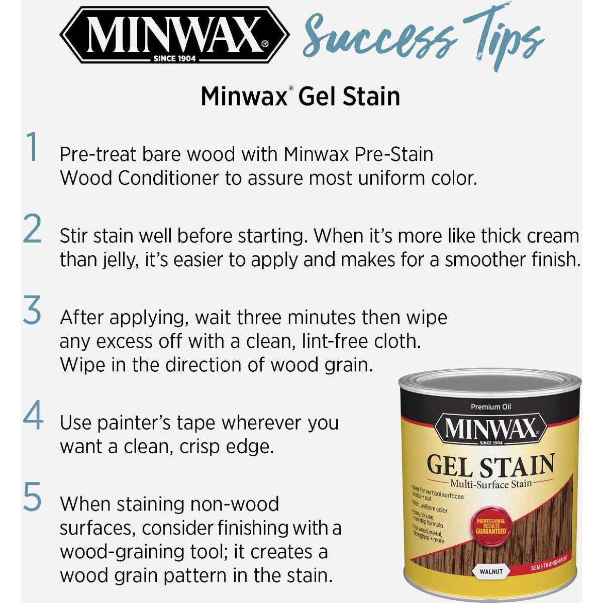 Minwax 1 Qt. 284 Slate Gel Stain - photo 4 Minwax 1 Qt. 284 Slate Gel Stain - photo 4