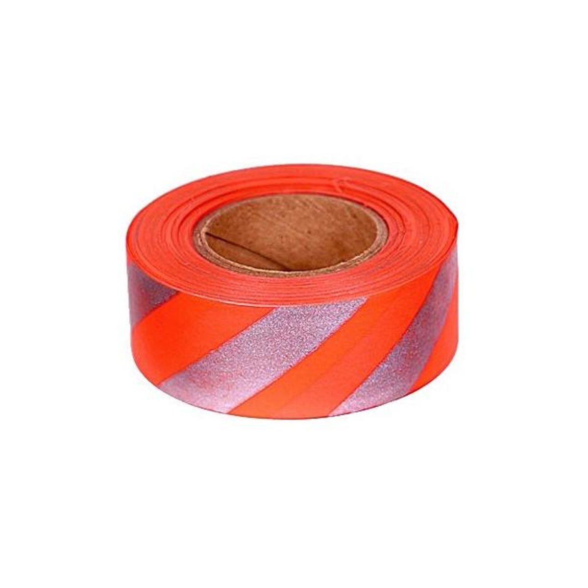 Allen 1 In. x 150 Ft. Orange Reflective Trail Marking / Flagging Tape