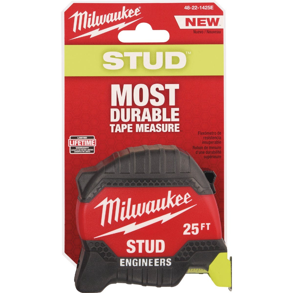 Milwaukee 25 Ft. STUD Tape Measure with Engineer's Scale - photo 2 Milwaukee 25 Ft. STUD Tape Measure with Engineer's Scale - photo 2