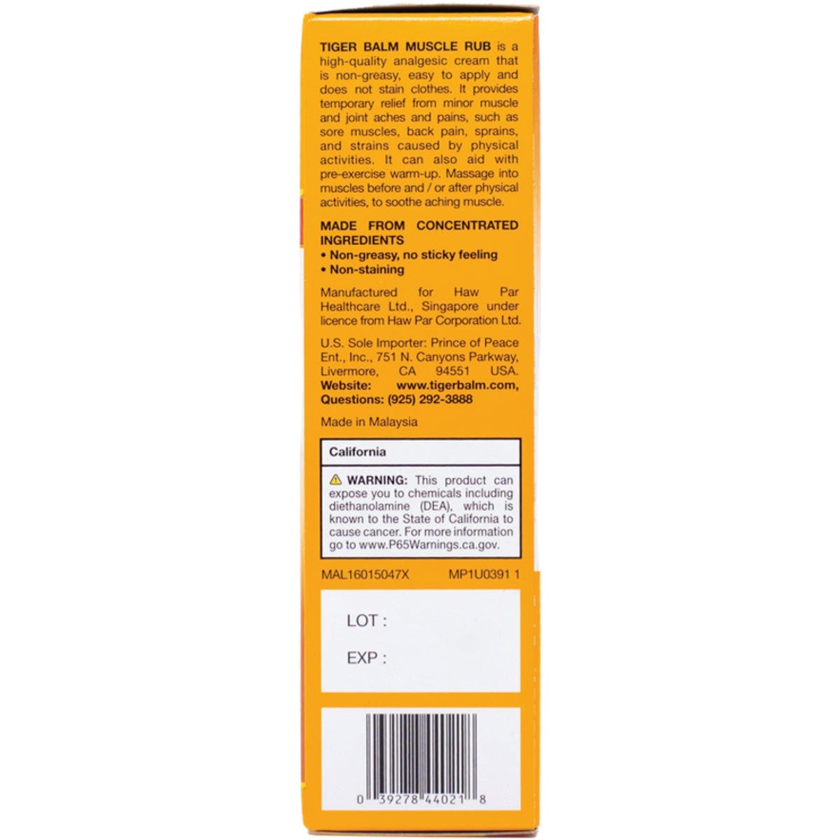 Tiger Balm 2 Oz. Muscle Rub - photo 2 Tiger Balm 2 Oz. Muscle Rub - photo 2