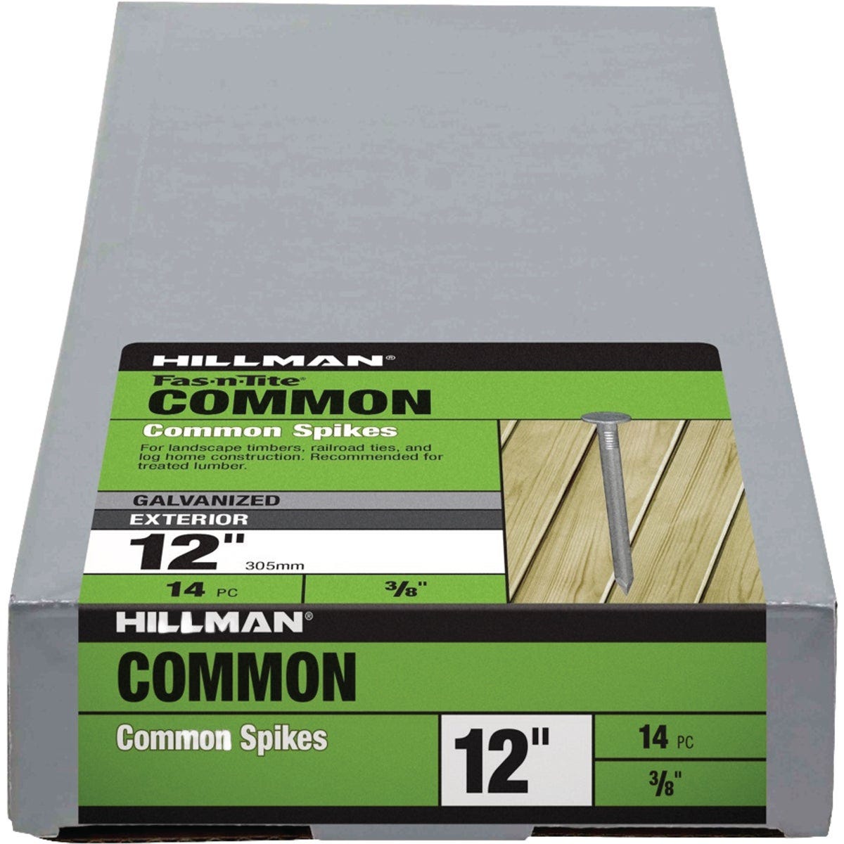 Hillman Fas-n-Tite 12 In. Hot Dipped Galvanized Common Spikes (14-Count) Hillman Fas-n-Tite 12 In. Hot Dipped Galvanized Common Spikes (14-Count)