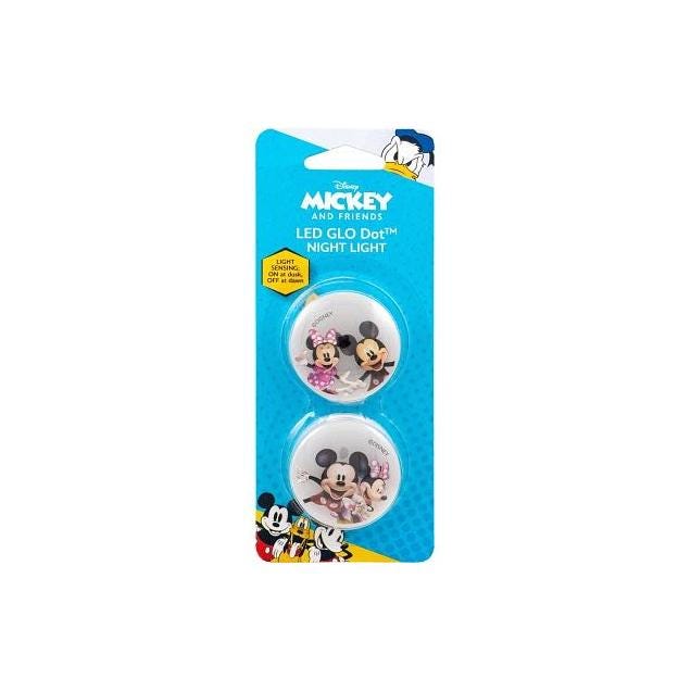 2-Pack Disney Minnie & Mickey Glo Dot Night Light