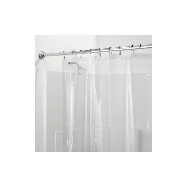 Moda At Home 70 In. x 72 In. Clear Crown Eva Shower Curtain Liner